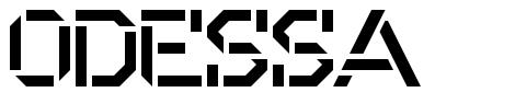 Odessa 字形