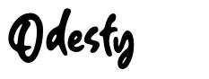 Odesty 字形