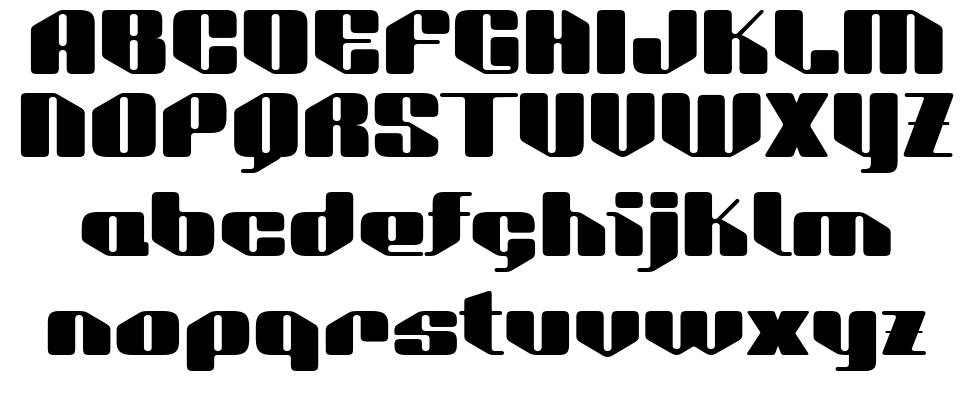 Odisean Tech font Örnekler