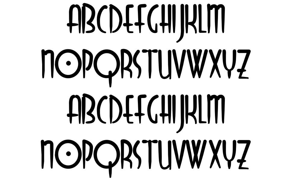 Odissey font Örnekler