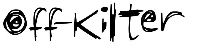 Off-Kilter шрифт