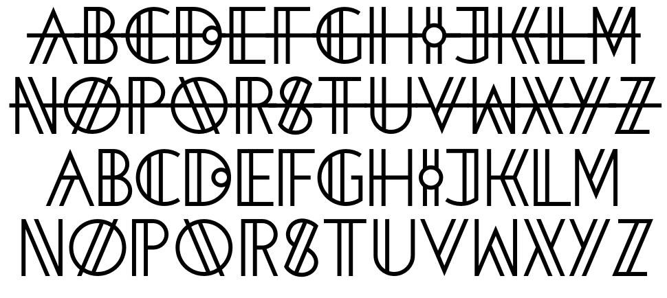 Ogham font specimens