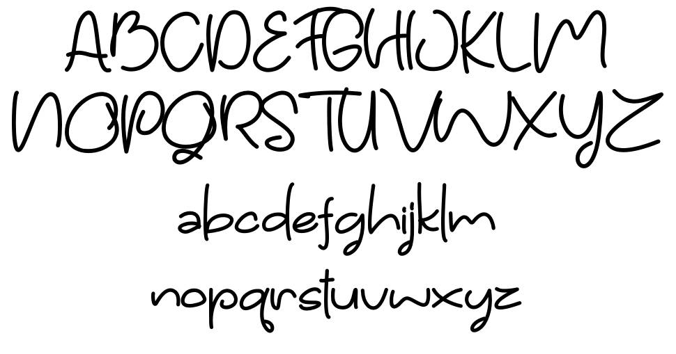 Ogicha font specimens