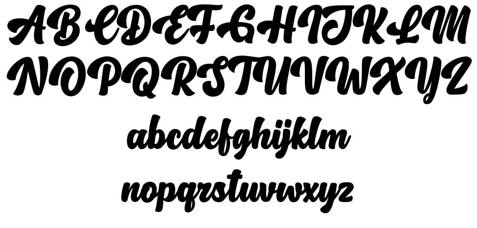 Oh Chewy font specimens