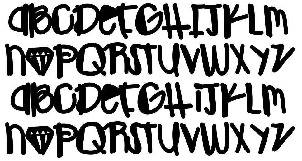 Oh Gawdfont specimens