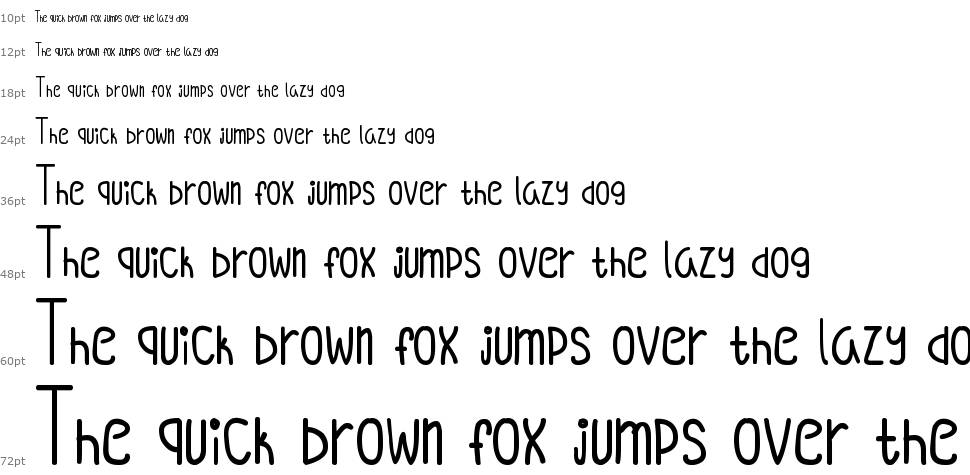 Oh Hello Vickie font Waterfall