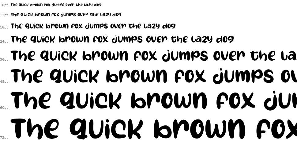 Oh My Baby font Waterfall
