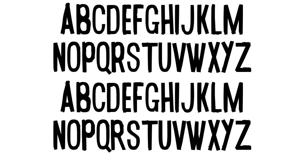 Oh Yeah font specimens
