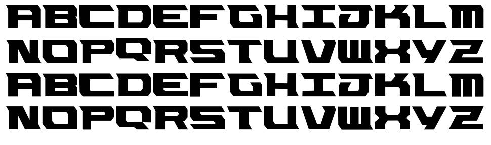 OKC font specimens