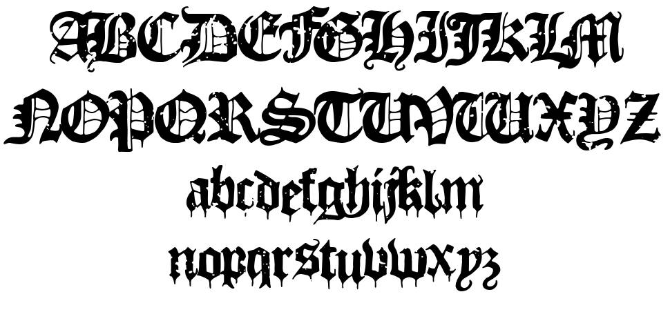 Old Celtiberian font specimens