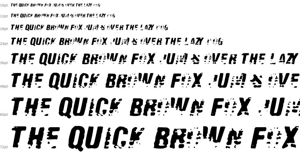 Old Fax font Waterfall