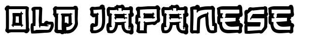 Old Japanese font