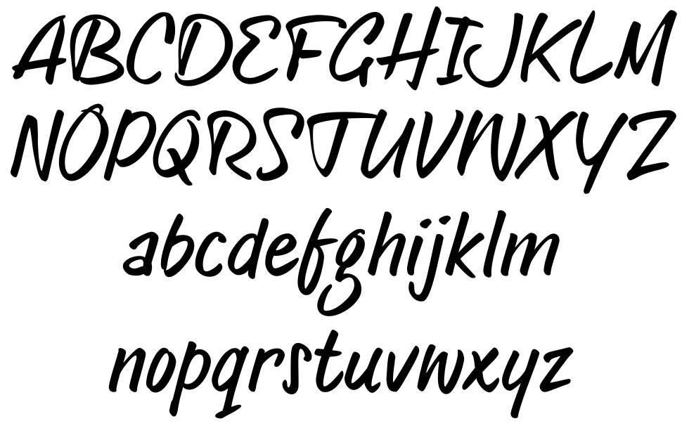 Old Letterhand font Specimens