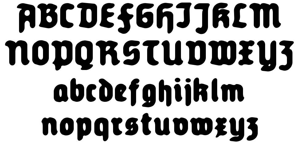 Old Nuremberg 字形 标本