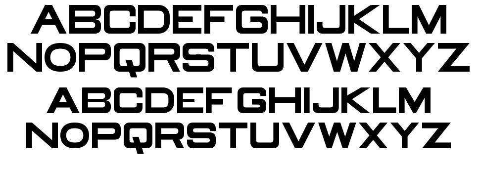 Old Republic 字形 标本