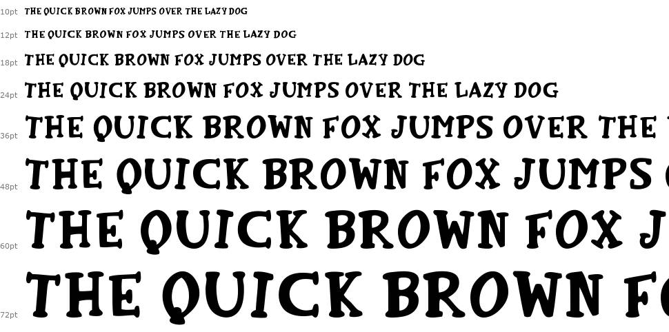 Old School Toons font Waterfall