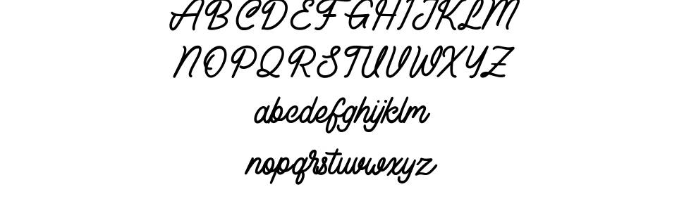 Oldcurley 字形 标本