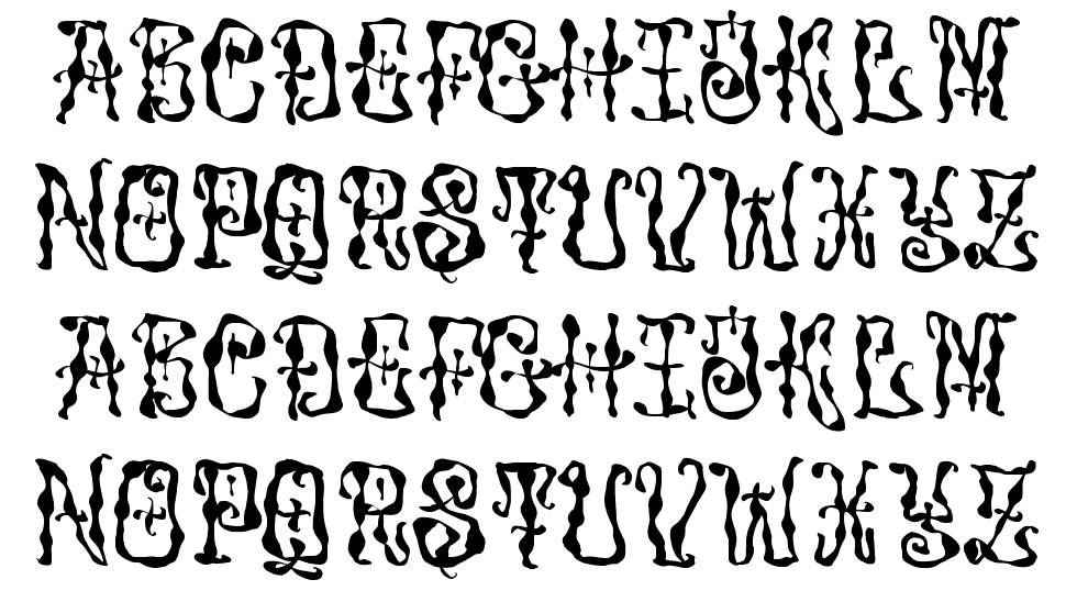 Oldest Graves písmo Exempláře