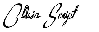 Oldwin Script font