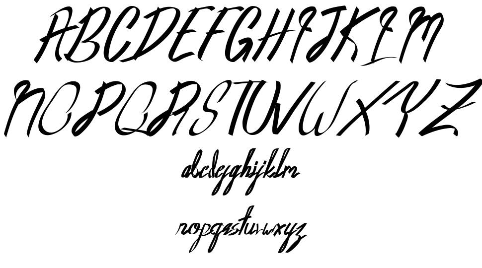 Oldwin Script font specimens