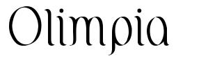Olimpia шрифт