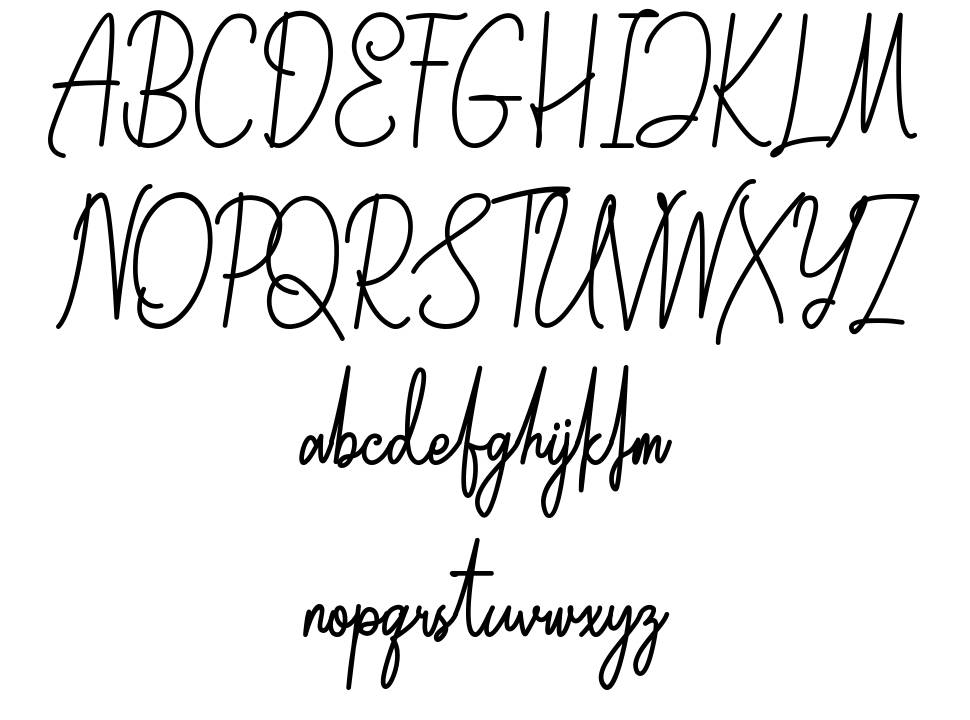 Olimpo 字形 标本