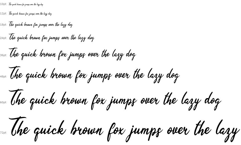 Olivia Dhorgent font Waterfall