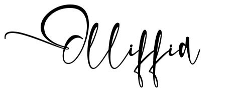 Olliffia font