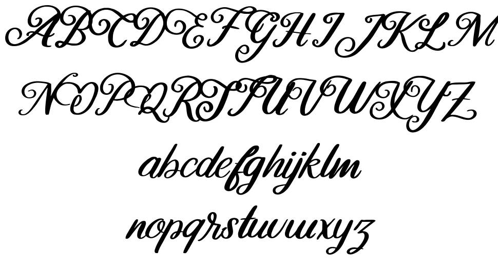 Ollson font specimens