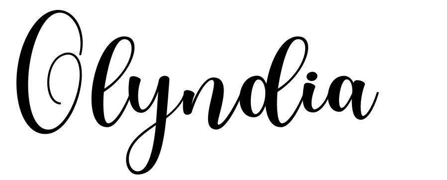 Olyndia font
