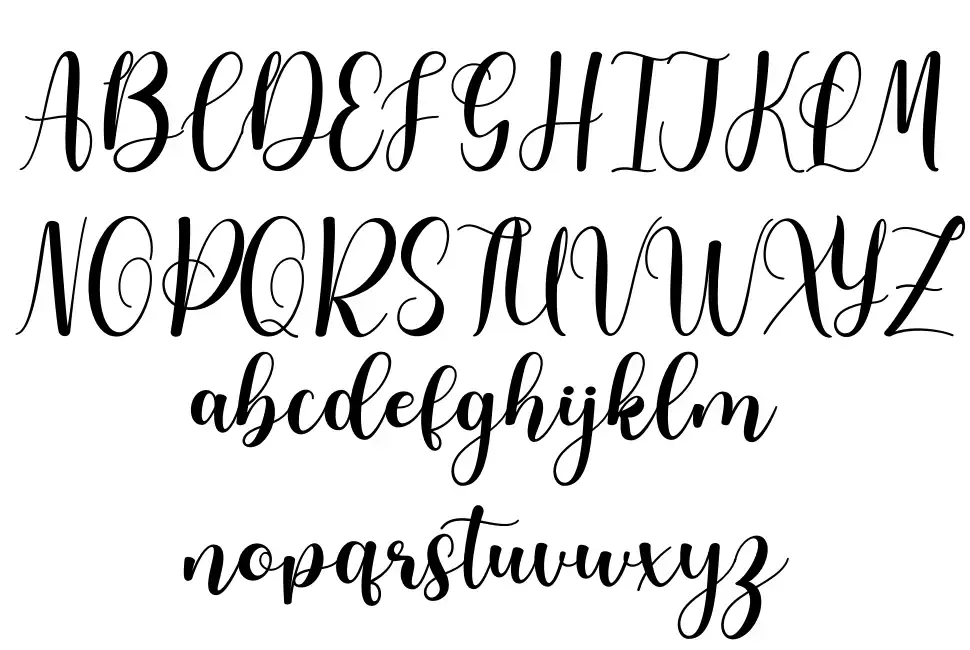 Olyndia schriftart Vorschau