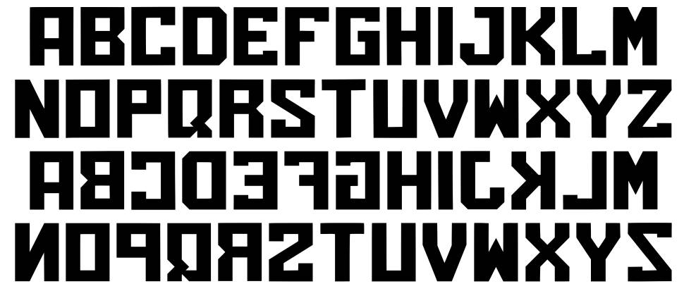 Omaewamo font Örnekler