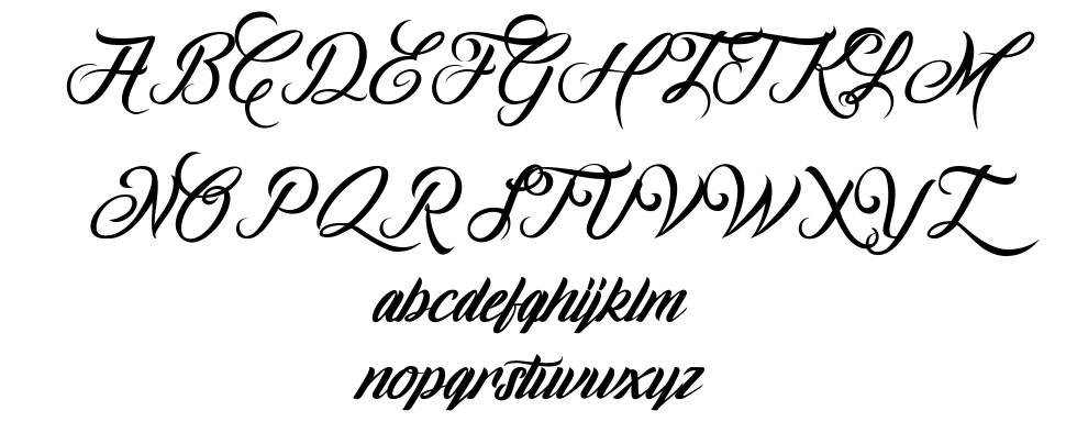 Ombeline Ludolphides font Örnekler