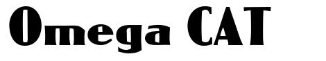 Omega CAT шрифт