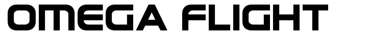Omega Flight font