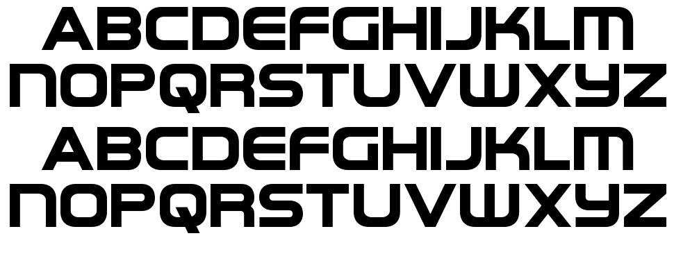 Omega Flight font Örnekler