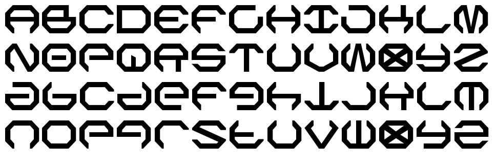 Omega Sentry font specimens