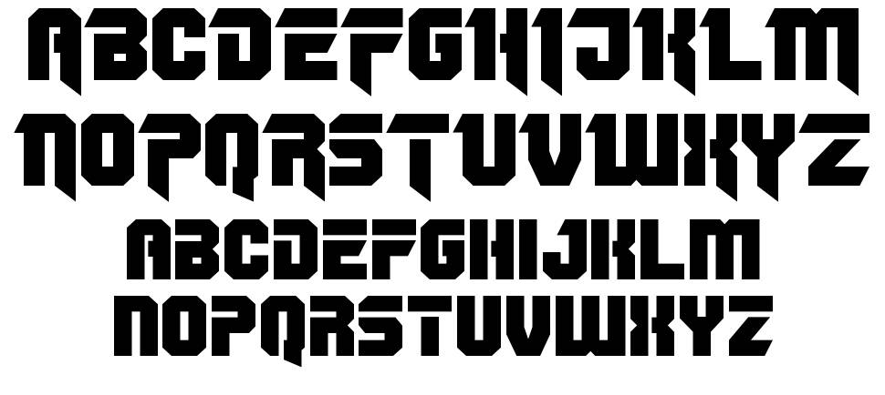 OmegaForce font specimens