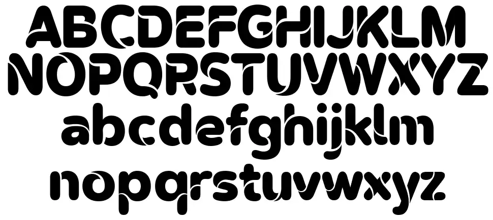 Omegle font specimens