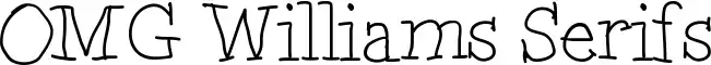 OMG Williams Serifs