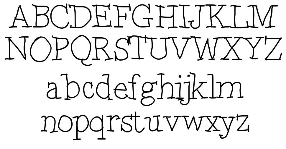 OMG Williams Serifs font specimens