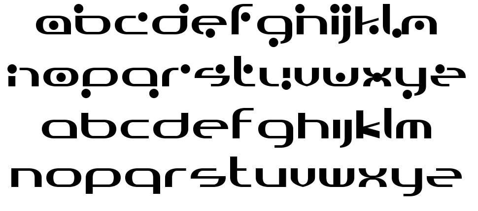 Omicron font Örnekler