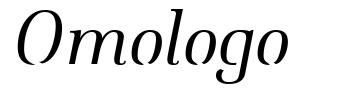Omologo font
