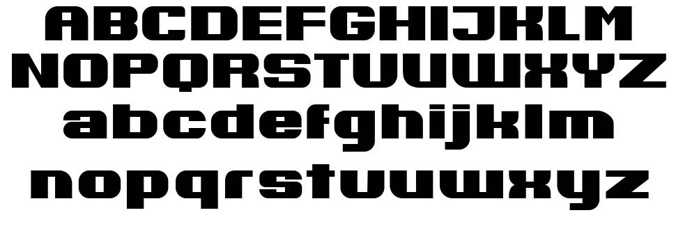 Omsk font specimens