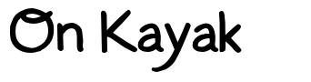 On Kayak carattere