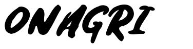 Onagri font