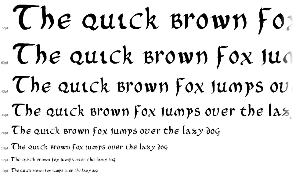 Onciale PhF Police par La Salome Prod. FontRiver