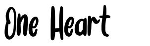 One Heart font