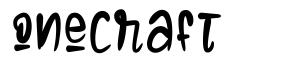 Onecraft font
