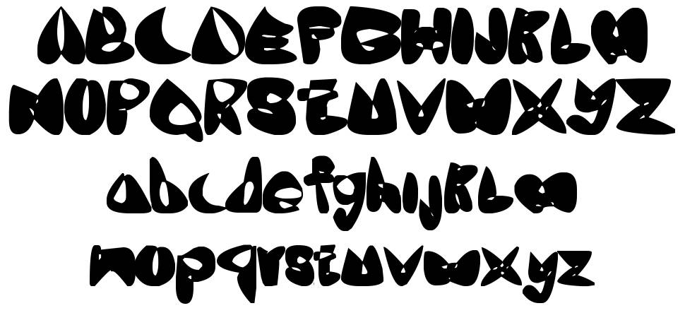 OneLeash font specimens
